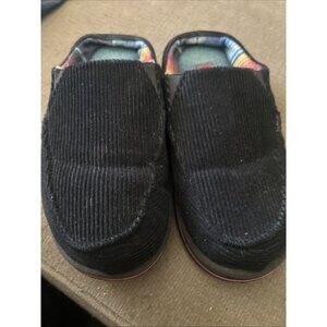 Dixxon Flannel Navy Blue Slips Slippers House Shoes Size Men's US 9 W 10.5